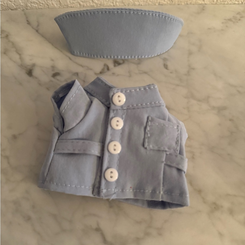 Light Blue Nurse Outfit for Labubu